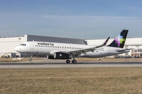 Volaris first Sharklet-equipped Airbus A320